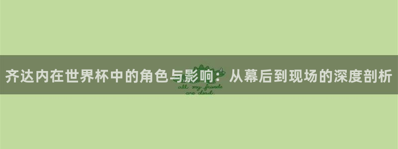 英格兰联赛杯直播:齐达内在世界杯中的角色与影响:从幕后到现场的深度剖析